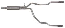 98-01 Ram 1500 5.9L Pickup, Dual Split, Stainless Cat-Back Performance Exhaust #66501