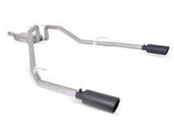14-18 Ram 1500 Pickup 3.0L, Black Elite Dual Split, Cat-Back Performance Exhaust #66569B