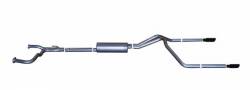 04-24 Nissan Titan 5.6L Pickup, Black Elite Dual Split, Cat-Back Performance Exhaust #68200B