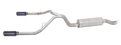 11-16 Ford F250/ F350 Super Duty 6.2L Pickup, Black Elite Dual Split, Cat-Back Performance Exhaust #69116B
