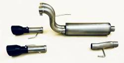 24-25 Ford F150 5.0L Pickup, Black Elite Dual Split, Cat- Back Performance Exhaust #69226B