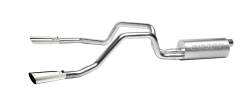 05-08  Ford F150 4.2L-4.6L-5.4L Pickup, Dual Split, Stainless Cat-Back Performance Exhaust #69533