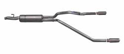 11-14 Ford F150 3.7L Pickup, Dual Split, Stainless Cat-Back Performance Exhaust #69541