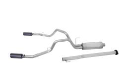 15-20 Ford F150 5.0L Pickup, Black Elite Dual Split, Cat-Back Performance Exhaust #69547B