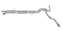 07-21 Toyota Tundra 4.6L-4.7L-5.7L, Dual Extreme, Aluminized Cat-Back Performance Exhaust #7501