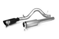 09-10 Ford F150 4.2L-4.6L-5.4L Pickup, Patriot Skull Single Stainless Cat-Back Performance Exhaust #76-0010