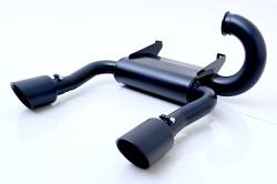 Gibson Performance Exhaust - 22-24 Speed UTV 1000, Black Ceramic Stainless Steel Dual Tip Exhaust #92010 - Image 3