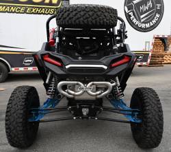 16-21 Polaris RZR Turbo,  304 Stainless Steel X-Exhaust #98052