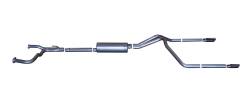 04-24 Nissan Titan 5.6L Pickup, Dual Split Exhaust, Stainless #68200