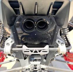 Gibson Performance Exhaust - 23-25 Can-Am Maverick R, Turbo  E-Valve, 2 Seat, Black Ceramic Stainless Steel Dual Tip Exhaust #98058 - Image 4