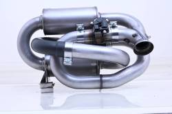 Gibson Performance Exhaust - 23-25 Can-Am Maverick R, Turbo  E-Valve, 2 Seat, Black Ceramic Stainless Steel Dual Tip Exhaust #98058 - Image 3