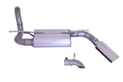 Gibson Performance Exhaust - 18-25 Jeep Wrangler 3.6L, Single Stainless Cat-Back Performance Exhaust #617308 - Image 3
