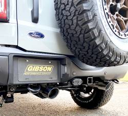 Gibson Performance Exhaust - 21-25 Ford Bronco 2.3L-2.7L 4dr, Dual Split, Stainless Cat-Back Performance Exhaust #69551 - Image 3