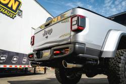 Gibson Performance Exhaust - 20-25 Jeep Gladiator 3.6L, Black Elite Dual Split, Cat-Back Performance Exhaust #617410B - Image 4