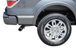 Gibson Performance Exhaust - 11-14 Ford F150 3.5L Eco Boost, Black Elite Single Cat-Back Performance Exhaust #619633B - Image 2