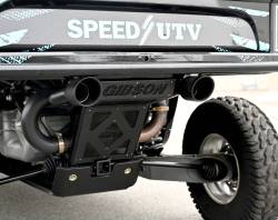Gibson Performance Exhaust - 22-24 Speed UTV 1000, Black Ceramic Stainless Steel Dual Tip Exhaust #92010 - Image 2