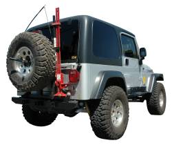 Gibson Performance Exhaust - 00-06 Jeep Wrangler 2.5L- 4.0L, Single Stainless Cat-Back Performance Exhaust-Long Arm Lift Kit  #617304 - Image 3