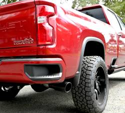 Gibson Performance Exhaust - 20-25 Silverado, Sierra 2500HD/3500HD 6.6L Gas, Single Black Elite Cat-Back Performance Exhaust #616517B - Image 3