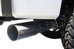 Gibson Performance Exhaust - 11-19 Silverado/Sierra 2500HD, 3500HD 6.6L Diesel Pickup, Black Elite Single Filter-Back Performance Exhaust #615623B - Image 2