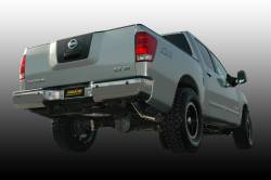 Gibson Performance Exhaust - 03-23  Nissan Titan 5.6L, Black Elite Single Cat-Back Performance Exhaust #612208B - Image 2