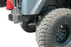 Gibson Performance Exhaust - 97-99 Jeep Wrangler 2.5L-4.0L, Single Stainless Cat-Back Performance Exhaust-Long Arm Lift Kit #617305 - Image 2