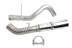 Gibson Performance Exhaust - 11-19 Silverado/Sierra 2500HD, 3500HD 6.6L Diesel Pickup, Black Elite Single Filter-Back Performance Exhaust #615623B - Image 3
