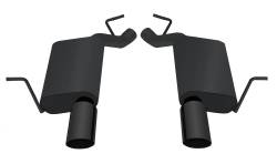 11-25 Dodge Durango 3.6L-5.7L, Black Elite Dual Stainless Axle-Back Performance Exhaust #616006B
