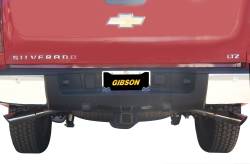 Gibson Performance Exhaust - 07-09 Silverado/Sierra  4.8L-5.3L 1500 Pickup, Dual Extreme, Stainless Cat-Back Performance Exhaust #65635 - Image 3